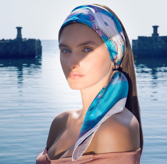 Lisa Tibaldi Terra Mia blog news notizie Estate 2021:ritorna il foulard per un look da diva contemporanea