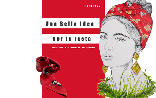 Lisa Tibaldi terra Mia Blog News Una Bella idea per la testa Aspettando la riapertura dei parrucchieri Foulard in seta pura made in Italy