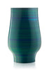 Vaso#01 in resina di mais stampato in 3D ecosostenibile e biodegradabile collezione Lisa Tibaldi PRIVERNUM collection  Made in Italy colore Blue_Verde