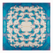 Lisa Tibaldi Terra Mia Collezione Scarf Foulard in seta pura quadrato serie farfalle degli Aurunci dis.04 colore Unico 90x90cm pure silk square scarf